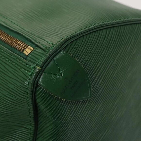 LOUIS VUITTON Epi Keepall 50 Boston Bag Green - Picture 11 of 16